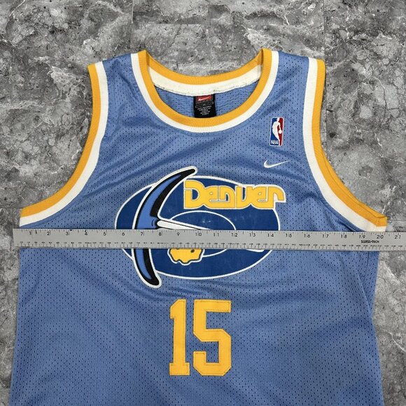 VINTAGE NBA Nike Team Carmelo Anthony Denver Nuggets Jersey Rewind #15 XL +2 - Picture 6 of 7